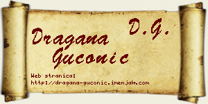 Dragana Guconić vizit kartica